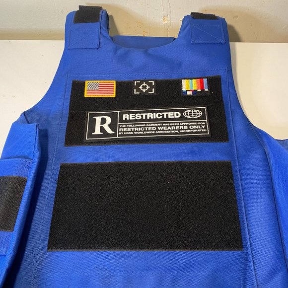 Hudson Icon Vest: Royal Blue Reflective - Picture 6 of 7